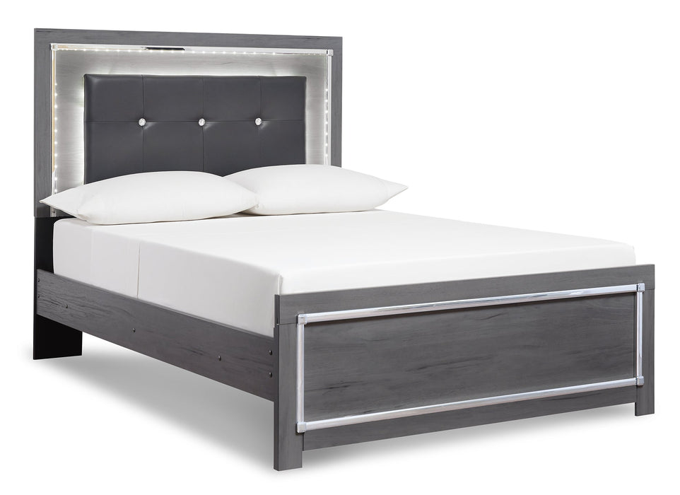 Lodanna King Panel Bed with Dresser Homeline Furniture