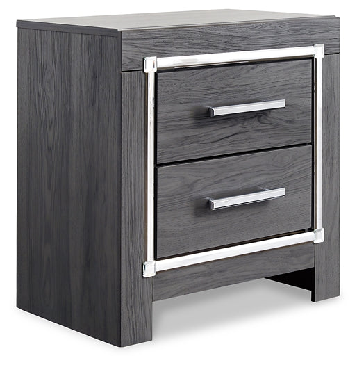 Lodanna Two Drawer Night Stand Homeline Furniture