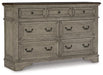 Lodenbay California King Panel Bed with Dresser Homeline Furniture