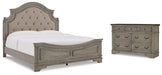 Lodenbay California King Panel Bed with Dresser Homeline Furniture