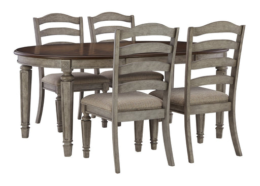 Lodenbay Dining Table and 4 Chairs Homeline Furniture