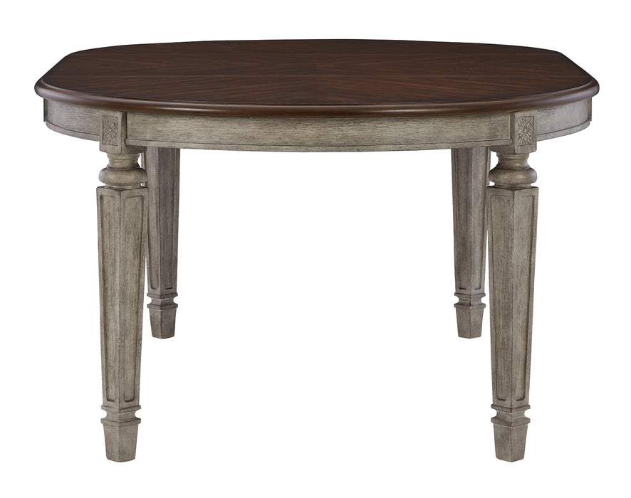 Lodenbay Oval Dining Room EXT Table Homeline Furniture