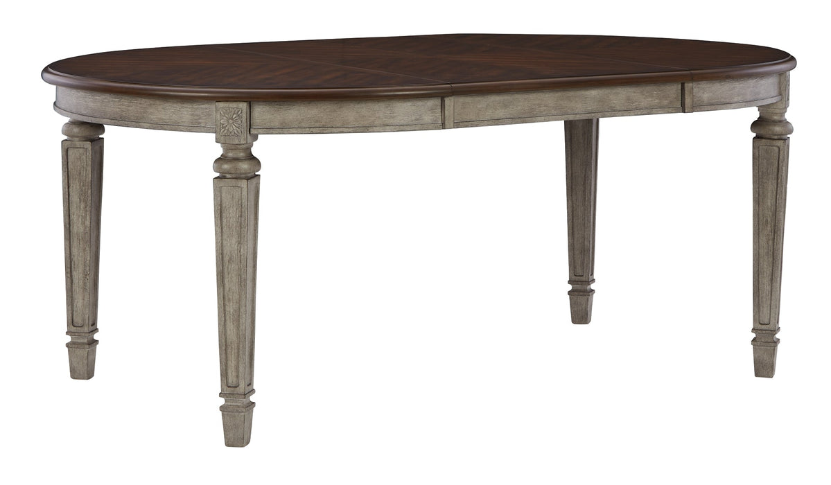 Lodenbay Oval Dining Room EXT Table Homeline Furniture