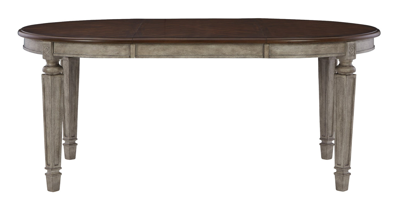 Lodenbay Oval Dining Room EXT Table Homeline Furniture