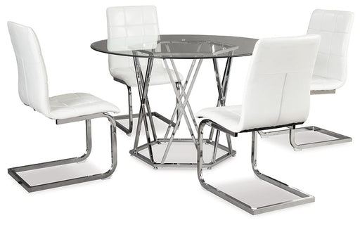 Madanere Dining Table and 4 Chairs Homeline Furniture