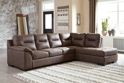 Maderla 2-Piece Sectional with Chaise Homeline Furniture