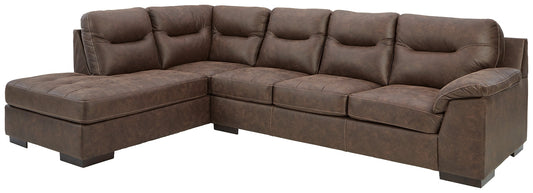 Maderla 2-Piece Sectional with Chaise Homeline Furniture