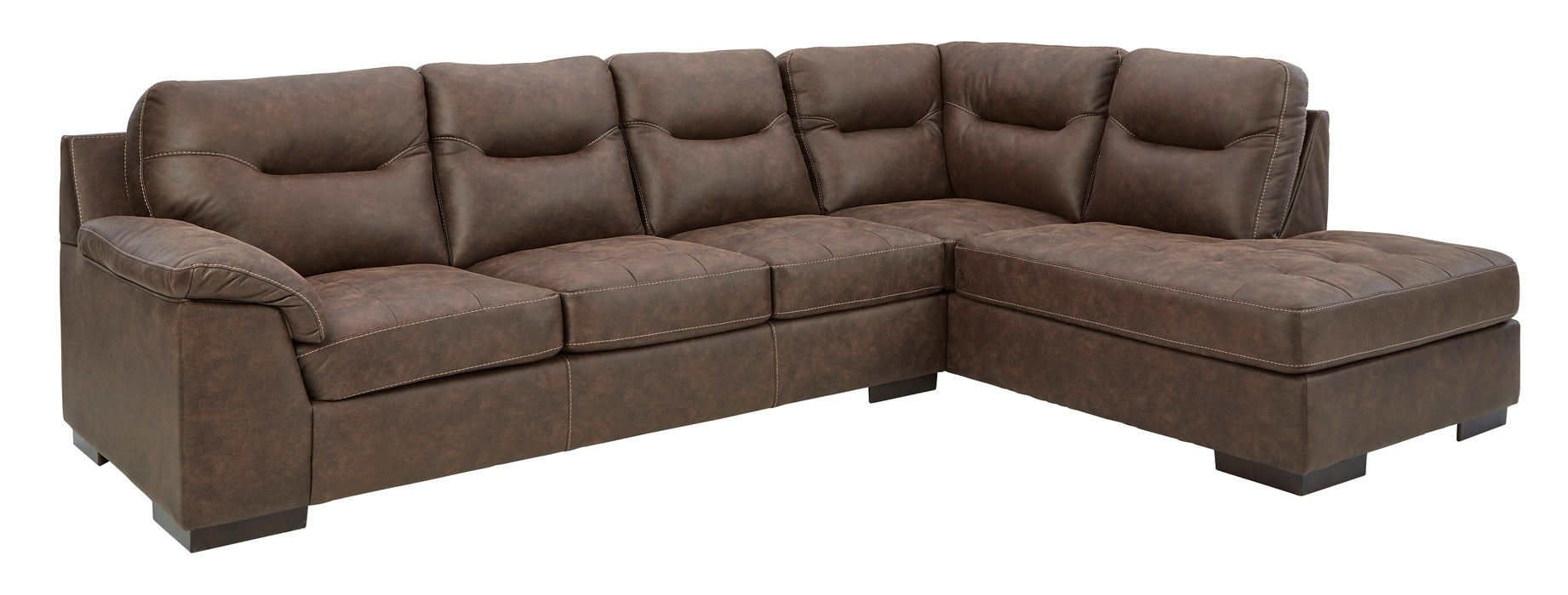 Maderla 2-Piece Sectional with Ottoman Homeline Furniture