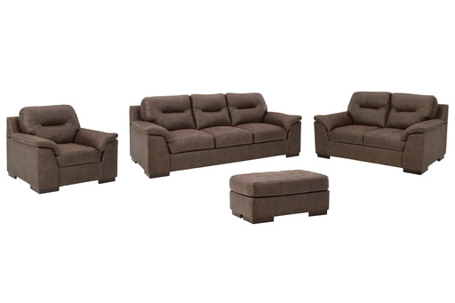 Maderla Sofa, Loveseat, Chair and Ottoman Homeline Furniture