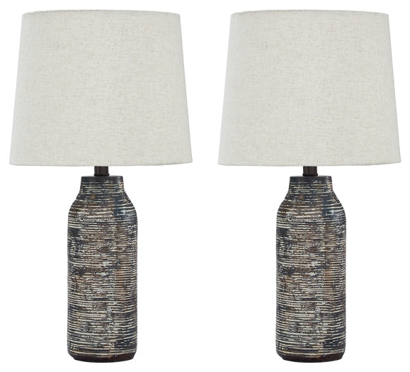 Mahima Paper Table Lamp (2/CN) Homeline Furniture