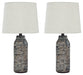 Mahima Paper Table Lamp (2/CN) Homeline Furniture