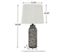 Mahima Paper Table Lamp (2/CN) Homeline Furniture