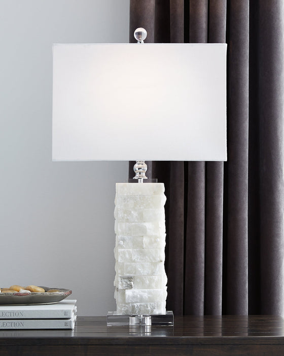 Malise Alabaster Table Lamp (1/CN) Homeline Furniture