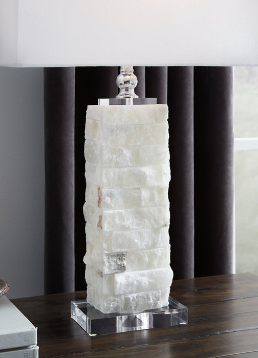 Malise Alabaster Table Lamp (1/CN) Homeline Furniture