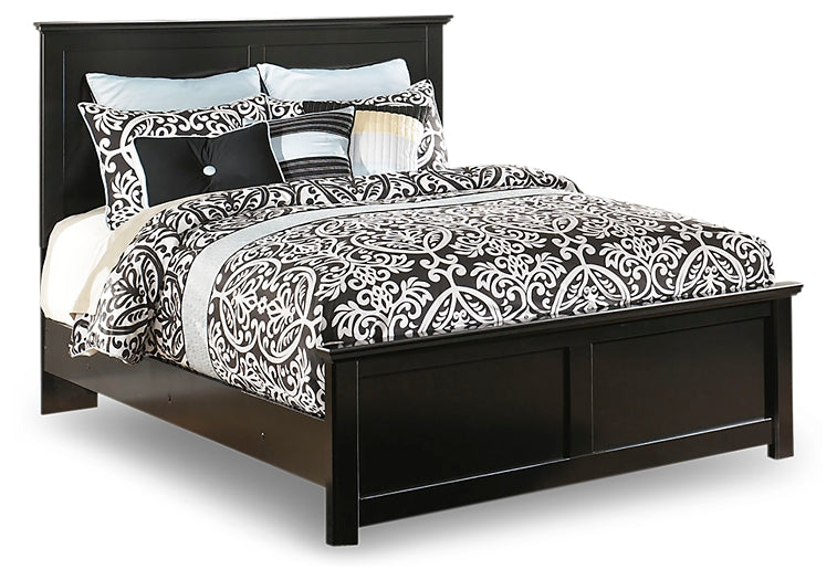 Maribel Full Panel Bed with Mirrored Dresser and Chest Homeline Furniture