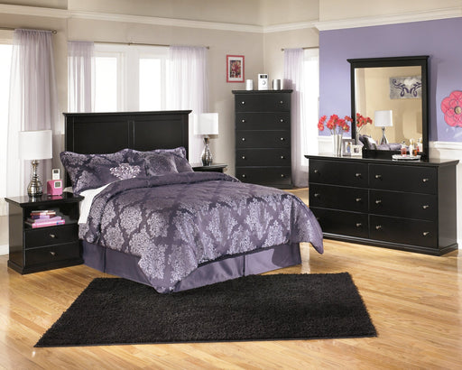 Maribel Full Panel Headboard with Dresser Homeline Furniture