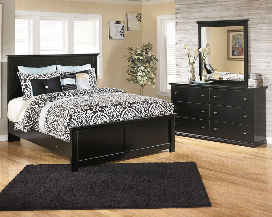 Maribel King Panel Bed with Dresser Homeline Furniture