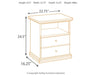 Maribel One Drawer Night Stand Homeline Furniture