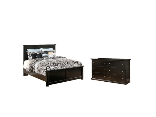 Maribel Queen Panel Bed with Dresser Homeline Furniture