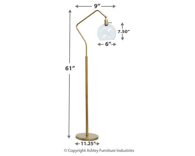 Marilee Metal Floor Lamp (1/CN) Homeline Furniture