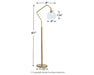 Marilee Metal Floor Lamp (1/CN) Homeline Furniture