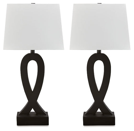 Markellton Poly Table Lamp (2/CN) Homeline Furniture