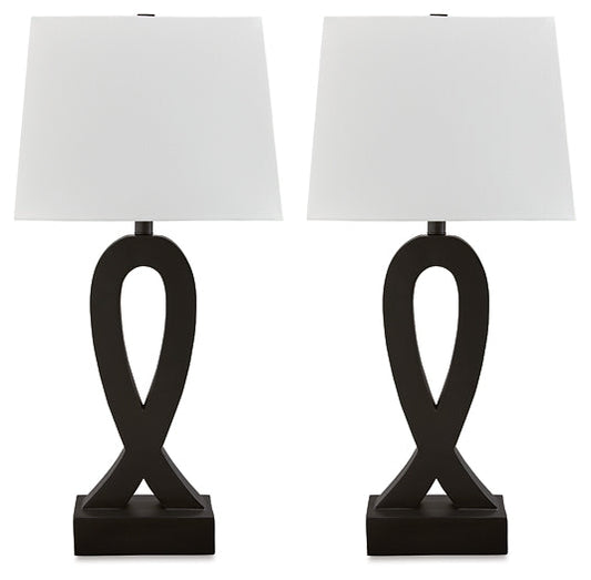 Markellton Poly Table Lamp (2/CN) Homeline Furniture