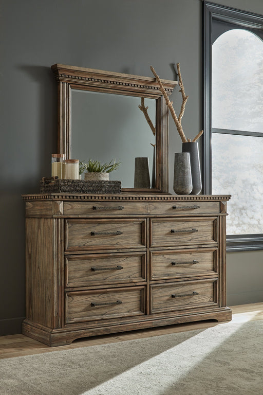 Markenburg Dresser and Mirror Homeline Furniture