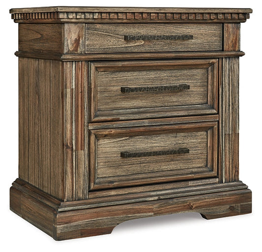 Markenburg Three Drawer Night Stand Homeline Furniture