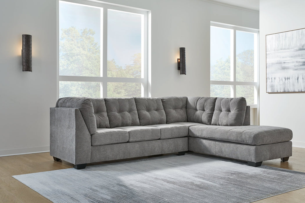 Marleton 2-Piece Sectional with Chaise Homeline Furniture