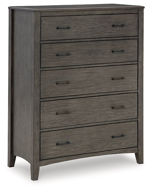 Montillan Five Drawer Chest Homeline Furniture