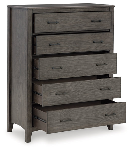 Montillan Five Drawer Chest Homeline Furniture