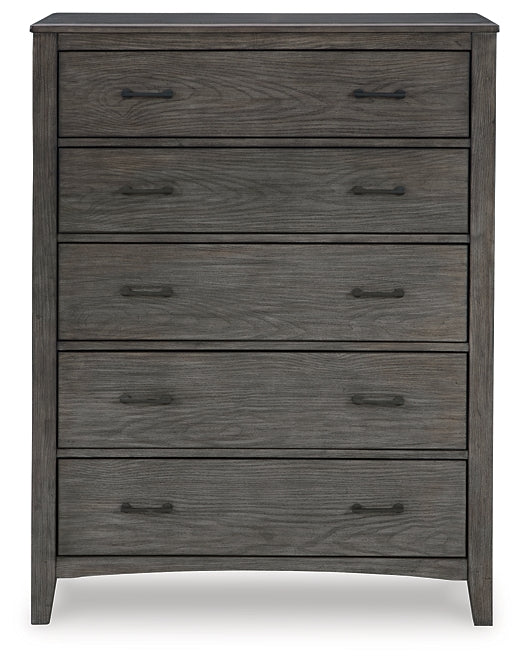 Montillan Five Drawer Chest Homeline Furniture