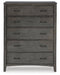 Montillan Five Drawer Chest Homeline Furniture