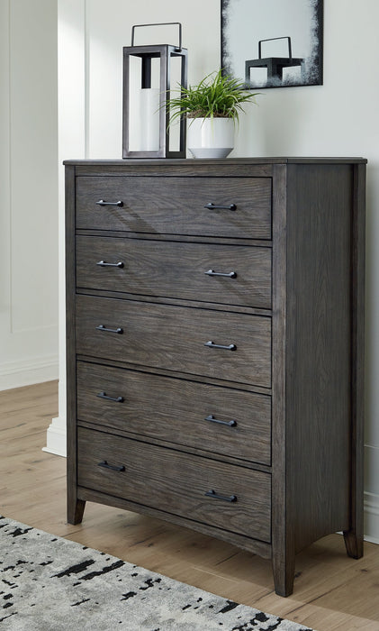 Montillan Five Drawer Chest Homeline Furniture