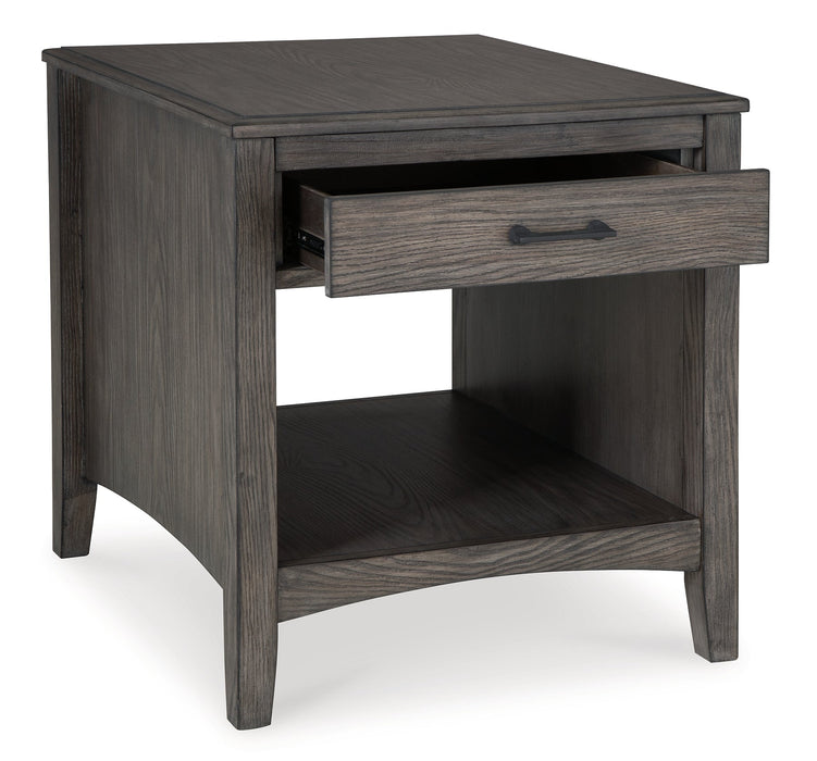 Montillan Rectangular End Table Homeline Furniture