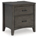 Montillan Two Drawer Night Stand Homeline Furniture