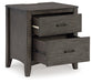 Montillan Two Drawer Night Stand Homeline Furniture