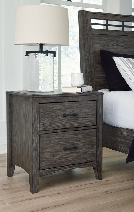 Montillan Two Drawer Night Stand Homeline Furniture