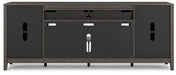 Montillan XL TV Stand w/Fireplace Option Homeline Furniture