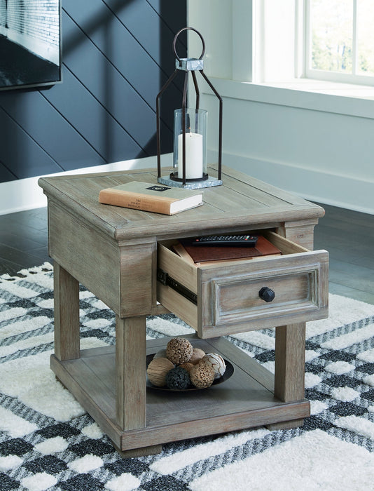 Moreshire Rectangular End Table Homeline Furniture