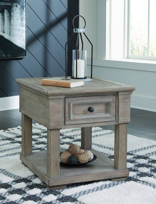 Moreshire Rectangular End Table Homeline Furniture