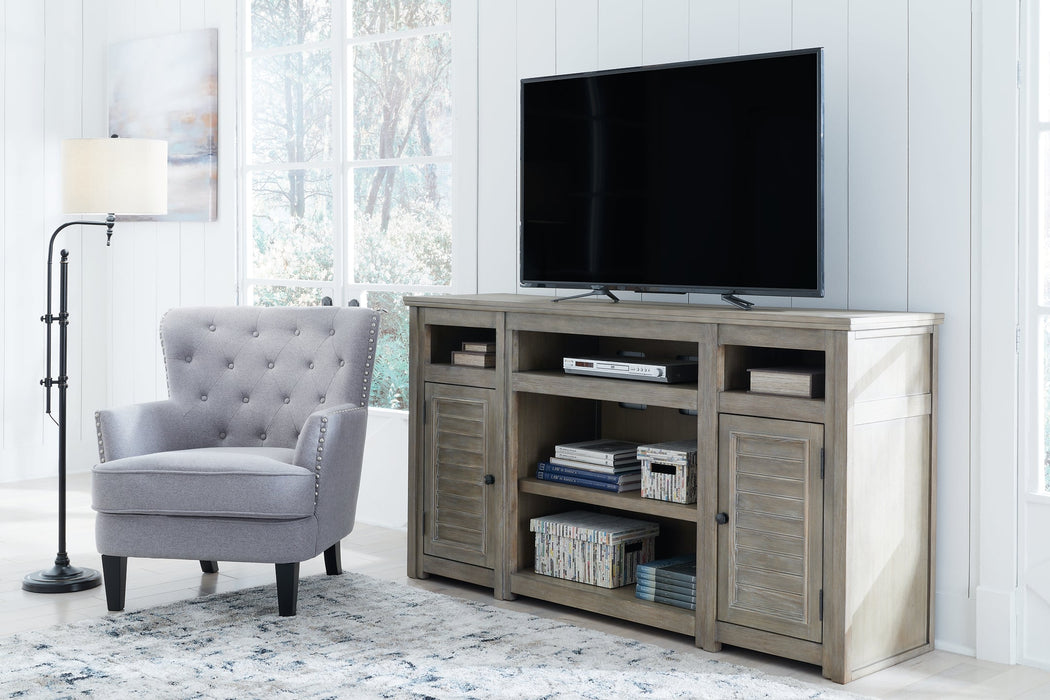 Moreshire XL TV Stand w/Fireplace Option Homeline Furniture