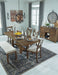 Moriville Dining Table and 4 Chairs and Bench Homeline Furniture