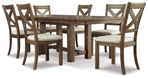 Moriville Dining Table and 6 Chairs Homeline Furniture