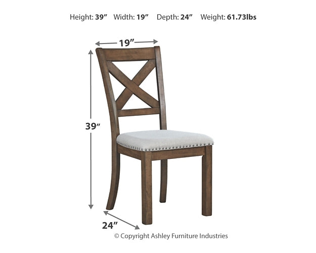 Moriville Dining UPH Side Chair (2/CN) Homeline Furniture