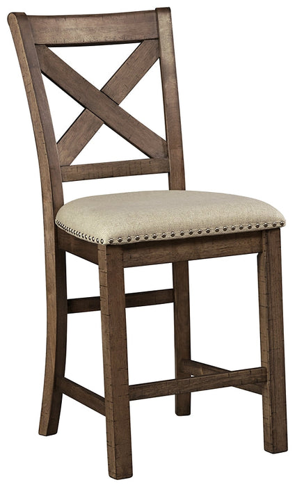 Moriville Upholstered Barstool (2/CN) Homeline Furniture