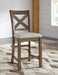 Moriville Upholstered Barstool (2/CN) Homeline Furniture