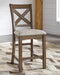 Moriville Upholstered Barstool (2/CN) Homeline Furniture