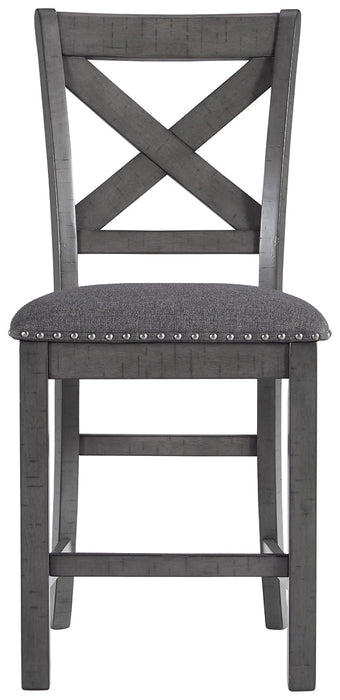 Myshanna Upholstered Barstool (2/CN) Homeline Furniture